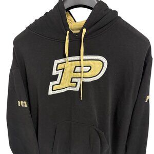 Purdue Boilermakers Hooded Sweatshirt Mens Size 2XL Embroidered Logo Black